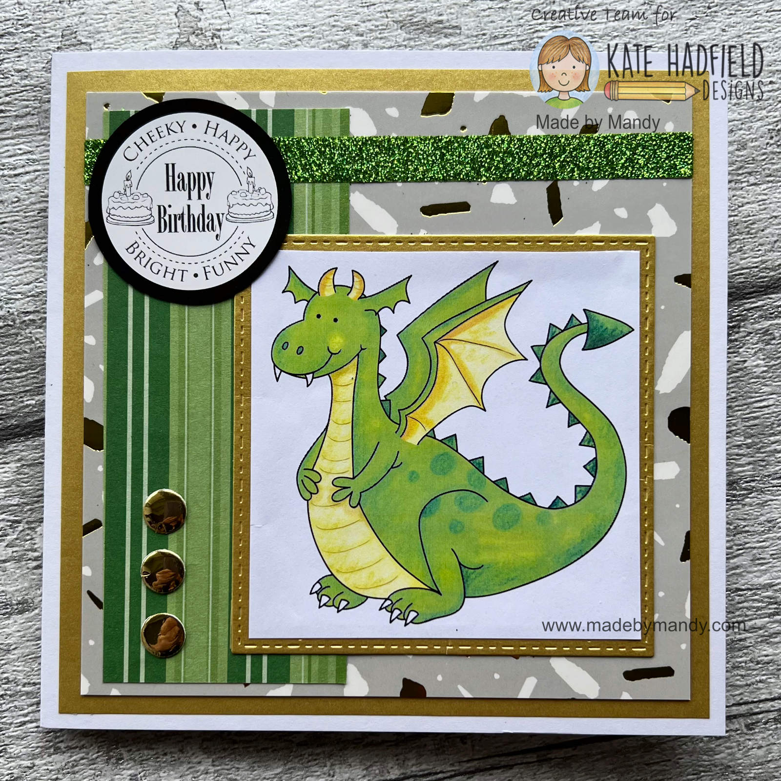Cute Birthday Dragon by Made By Mandy Cute Birthday Dragon